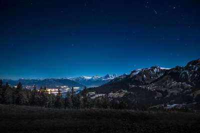 夜晚 山 城市 雪 景观 天堂 黄昏 多雾路段 神秘 浪漫的