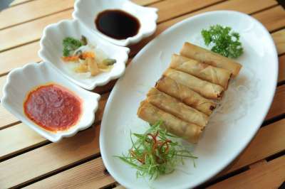 春卷 中国菜 中国食品 中国人 美食 食物 餐厅 卷 亚洲人