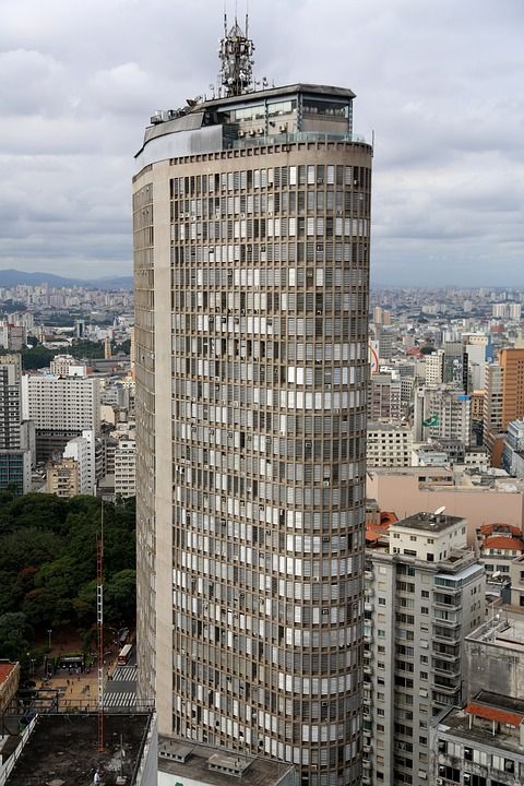 建设意大利 中心 建筑学 蓝天 高楼 建造 最高的圣保罗 巴西
