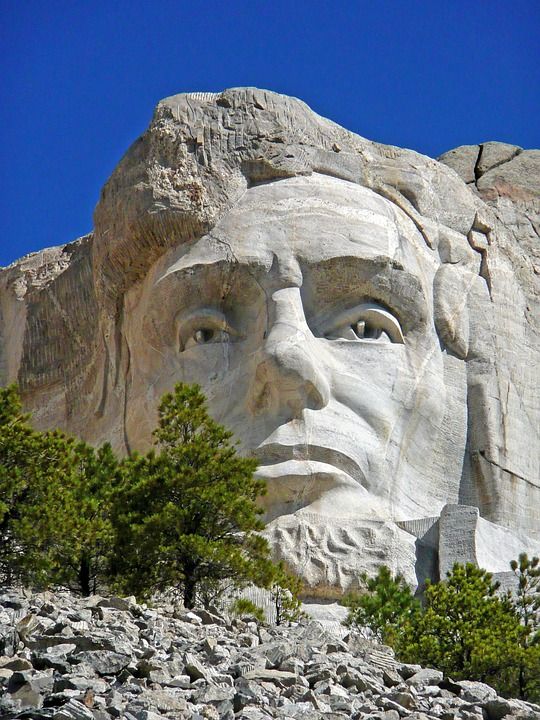 拉什莫尔山国家纪念碑 纪念馆 南达科特 美国 岩石 旅游景点