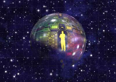 宇宙 球 电路板 男人 人的 人 轮廓 数字的 跟踪 星星