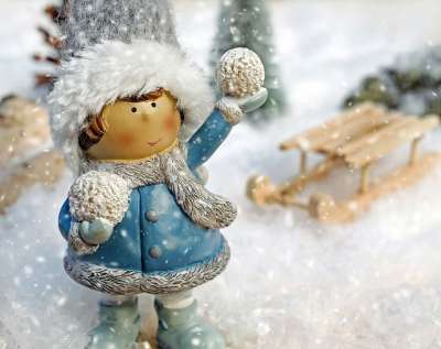 女孩 数字 滚雪球 扔 雪 雪花 降雪 下雪的 季节 冬天