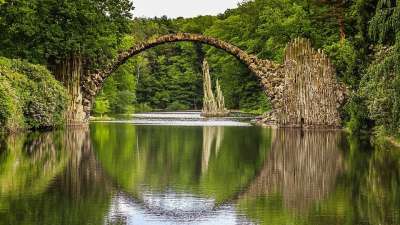 桥 浪漫 幻想 浪漫的 水 建筑学 老的 历史的 湖 老建筑