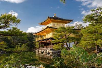 金阁寺 金馆 六园寺 禅 京都 日本 寺庙 花园 日本人 结构