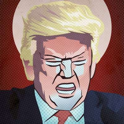 唐纳德·特朗普 波普艺术 主席 美国 民族 面部表情 漫画