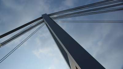 桥 建筑学 建筑物 德国 那家伙绳索 Rheinbrücke