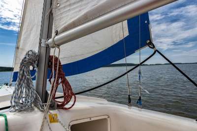 游艇 船舶 海 海洋 水 船 旅行 巡航 航海的 帆 港口