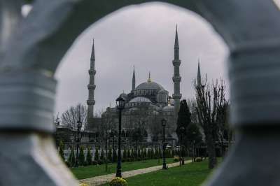 清真寺 尖塔 结构 圣索菲亚 Sultanahmet 伊斯坦布尔