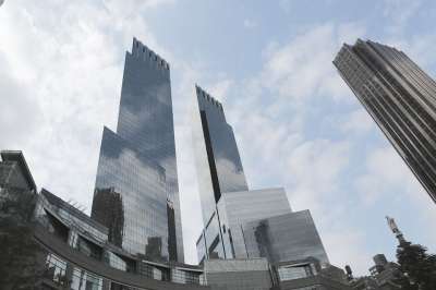 城市 天际线 城市景观 城市的 结构 建造 摩天大楼 天空 全景