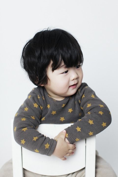 男婴 孩子 男人 亚洲人 轮廓 儿童 爱情