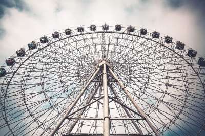 摩天轮 游乐园 游乐设施 狂欢 游乐场 旅游景点 克拉斯诺达尔边疆