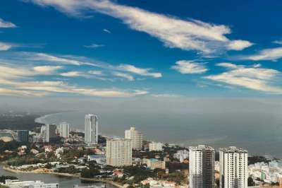 城市 大海 海洋 海滩 头顿 越南 天空 天然海洋