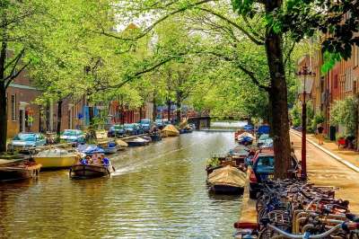 运河 水 河 机动艇 旅游 家庭 阿姆斯特丹 城市景观 人们