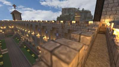 Minecraft 城堡 使成为 视频游戏 积木 棕色的视频