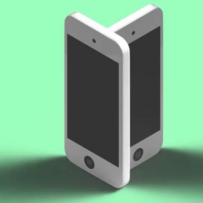 苹果手机 手机 3D 渲染 平坦的 简单的 科技产品 电话 技术