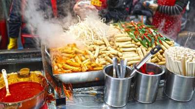 市场 市场介绍 关东煮 鱼饼 街头食品 食物 食品 烹饪 韩国人