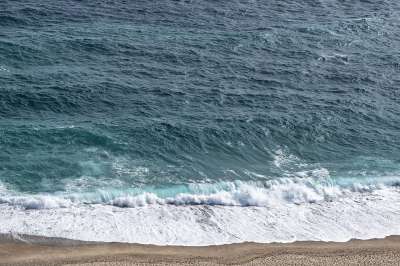 景观 海 海滩 波浪 沙 海洋 海岸