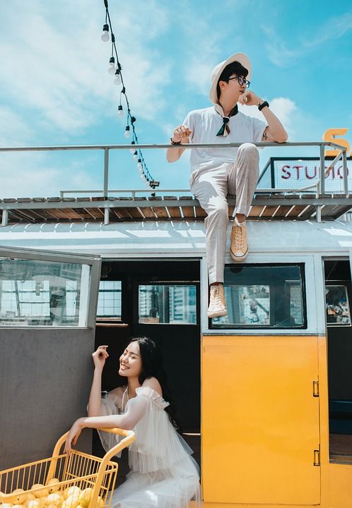 女士, 男人, 夫妻, 爱, 人们, 人, 女性, 日期, 婚礼, 已婚, 城市