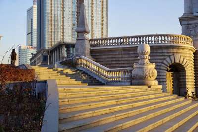 楼梯 大理石 建造 结构 古典 脚步 城市 城市的 天津 中国