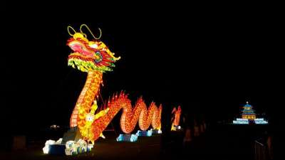 龙 灯笼 中国人 装饰 灯 节日 东方的 中国 亚洲 中国龙