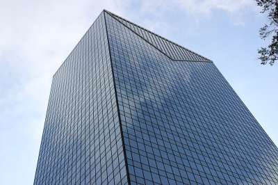 摩天大楼 建造 城市的 亚特兰大 商业 蓝色的 高楼 公司的