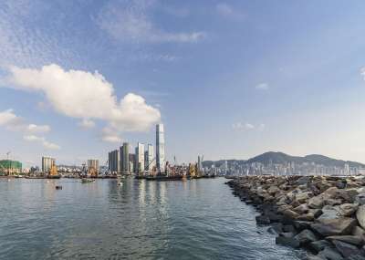 水域 天空 旅游 城市 鸟瞰 河流 户外 市容 天际线 建筑