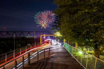 照明弹 烟花 节日 光 庆祝 日本