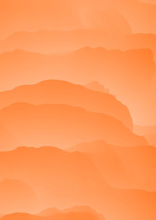 山 橙色背景 艺术 水彩 背景 数码纸 绘画 设计 图案