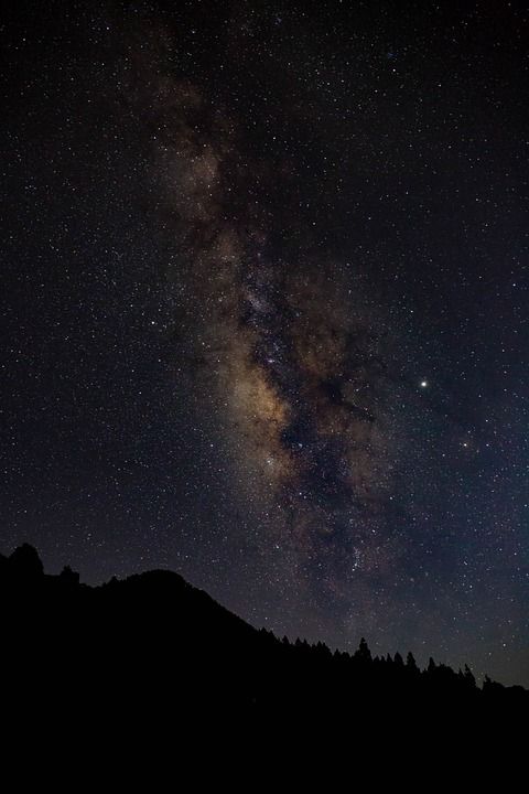 星星 天堂 夜晚 星空 星系 宇宙 银河系 黑暗的 天文学