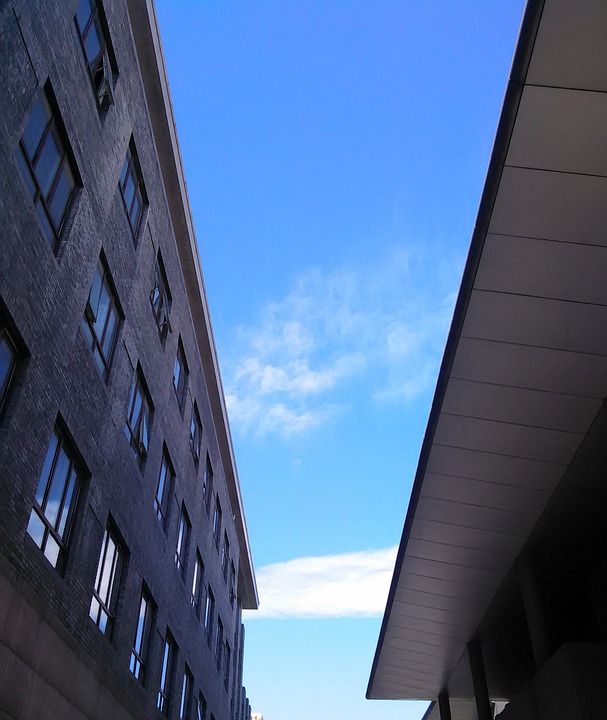 天空 高楼 蓝天