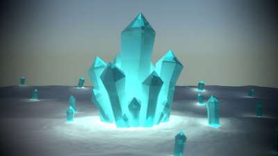 冰晶 水晶 幻想 魔术 冬天 蓝色的 搅拌机