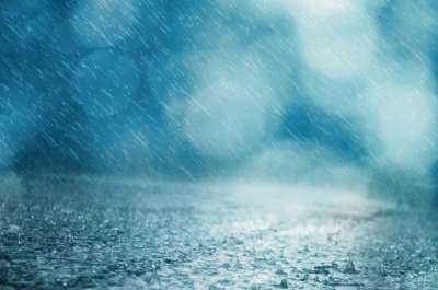 雨 背景 降低 天气 水 风暴 淋浴 坠落 池塘 蓝色的