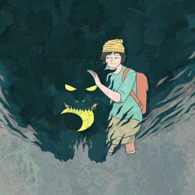 绘画 创造力 想象力 月亮 怪物 冒险 勇敢