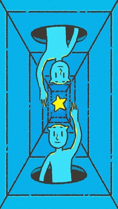 绘画 创造力 钓鱼 悬崖 月亮 夜晚 星星 卡通片 蓝色的卡通