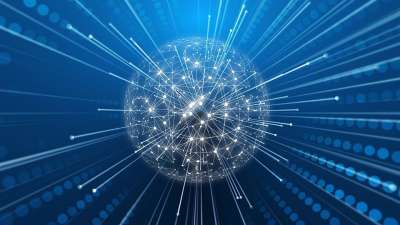 数字化 转型 地球 宇宙 网络 时髦的 网页设计 数字的 改变