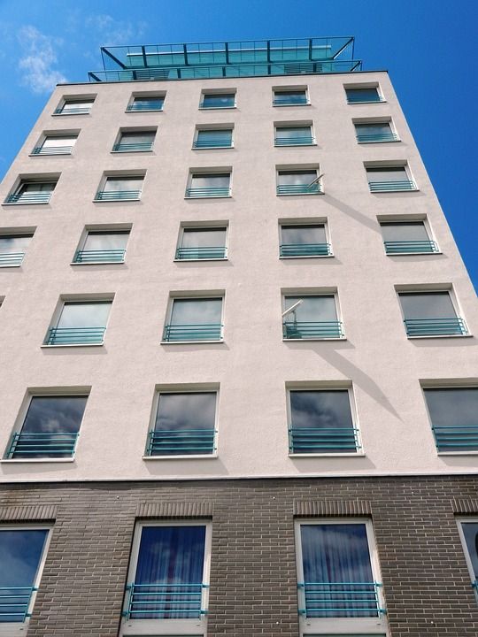 建造 办公大楼 窗口 海拔 办公室 摩天大楼 高楼 城市 玻璃