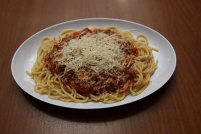 意大利面 肉酱 食物 意大利语 美食 棕色的意大利面