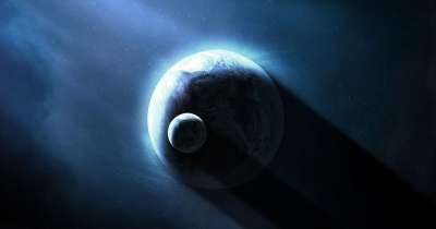 地球 行星 空间 宇宙 蓝色星球 灯 华丽 阳光 光 阴凉处