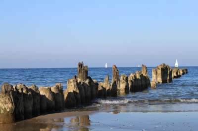 波罗的海 海滩 波兰 格但斯克 景观 大海的景色 视图 水