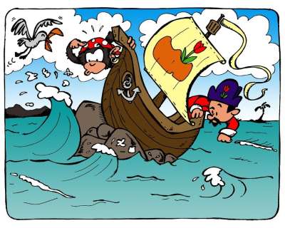 海盗 插图 漫画 艺术 设计 海 船 艺术作品 搞笑 乐趣