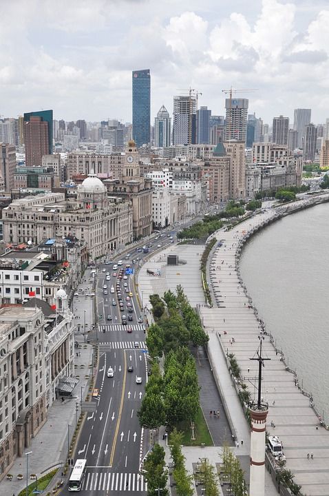 上海 天空 建筑 街道 外滩 风景 高楼 黄浦江 上海 上海