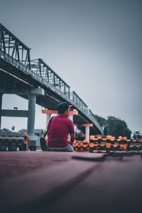 河 桥 水 旅行 结构 城市 城市的 天空 天际线 建造