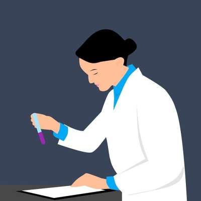 医生 研究 化学的 观察 显微镜 分析 科学家 科学 实验室