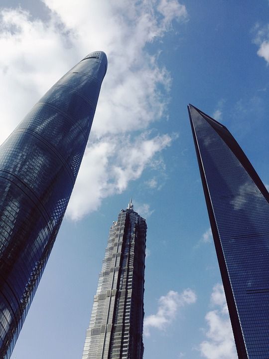 上海 高楼 晴天
