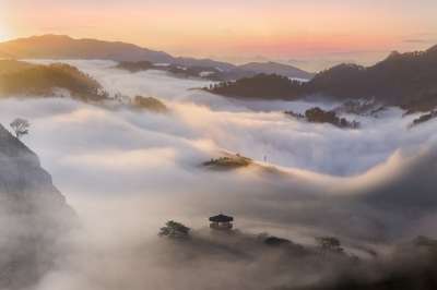 景观 山 雾 亚洲 亲爱的 云 风景