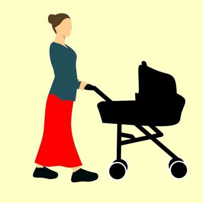 婴儿 母亲 运输 推椅 关心 衣服 女性 通体 处理 步行