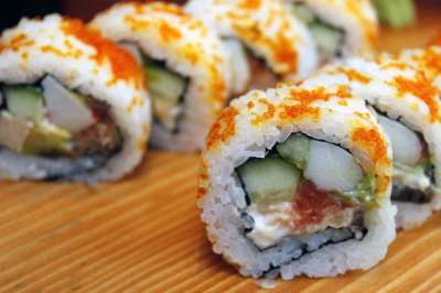 寿司 日本人 美味的 亚洲人 食物 好吃 日本食品 簟 新鲜的