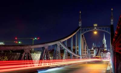 桥 旅行 旅游 城市的 乌尔姆 明斯特 教会 星空 结构 夜空