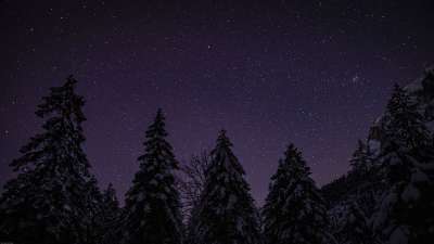 星空 山 景观 星星 夜空 空间 天堂 宇宙 夜晚 自然