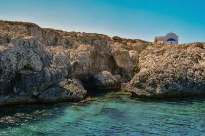 岩石海岸 悬崖 Cape Greco 海 海洋 岩石形成 地质学